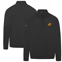 Pull Murray noir à quart de zip pour homme Levelwear des Phoenix Suns