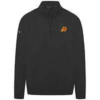 Pull Murray noir à quart de zip pour homme Levelwear des Phoenix Suns