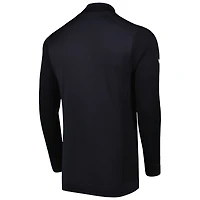 Men's Levelwear Black Phoenix Suns Nano Engineered Knit Fabric Quarter-Zip Jacket