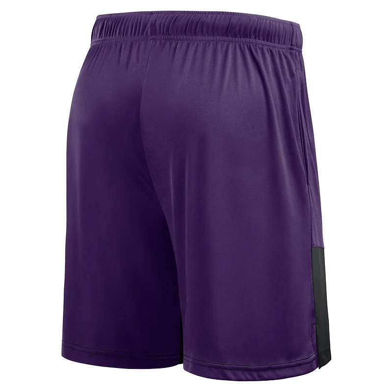 Short de sport violet Phoenix Suns pour homme avec logo