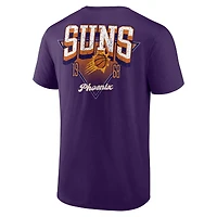 Men's Logo Athletic Purple Phoenix Suns Never Over T-Shirt