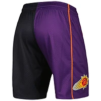 Mitchell & Ness pour homme noir/violet Phoenix Suns Hardwood Classics 2001 Split Swingman Short