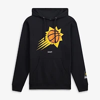 Sweat à capuche basique en polaire noire Mitchell & Ness Phoenix Suns pour homme
