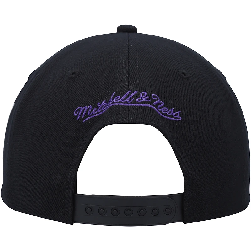 Casquette Snapback MVP Team Script 2.0 des Phoenix Suns Hardwood Classics MVP Mitchell & Ness pour homme, noir