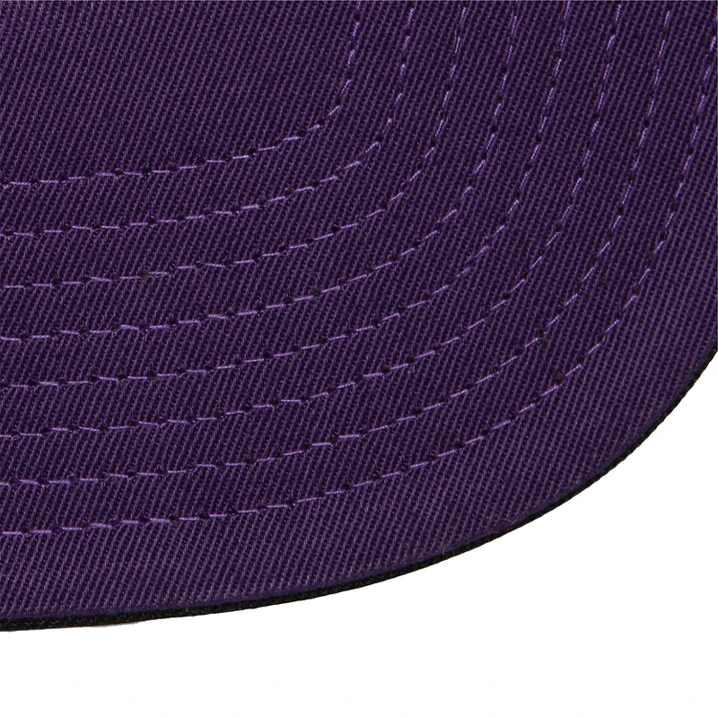 Casquette Snapback avec logo brisé des Phoenix Suns de Mitchell & Ness pour hommes, noire