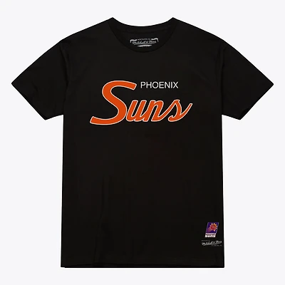 T-shirt homme Mitchell & Ness noir Phoenix Suns à logo vintage
