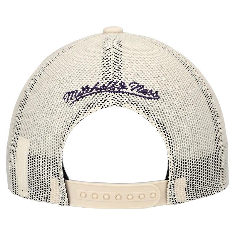 Men's Mitchell & Ness Cream Phoenix Suns Trucker Adjustable Hat
