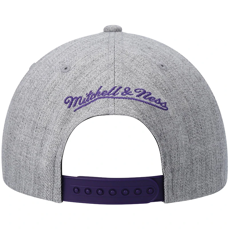 Casquette snapback gris chiné Phoenix Suns 2.0 pour homme Mitchell & Ness