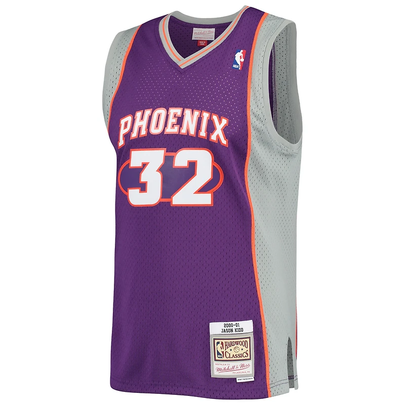 Maillot Homme Mitchell & Ness Jason Kidd Violet Phoenix Suns Big Tall Hardwood Classics 2000/01 Swingman