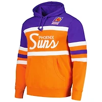 Men's Mitchell & Ness Orange/Purple Phoenix Suns Head Coach Pullover Hoodie