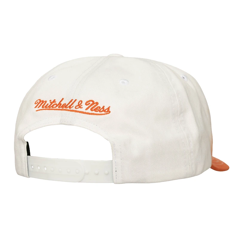 Casquette ajustable Mitchell & Ness orange/blanc Phoenix Suns Dip Dye Pro Crown pour homme