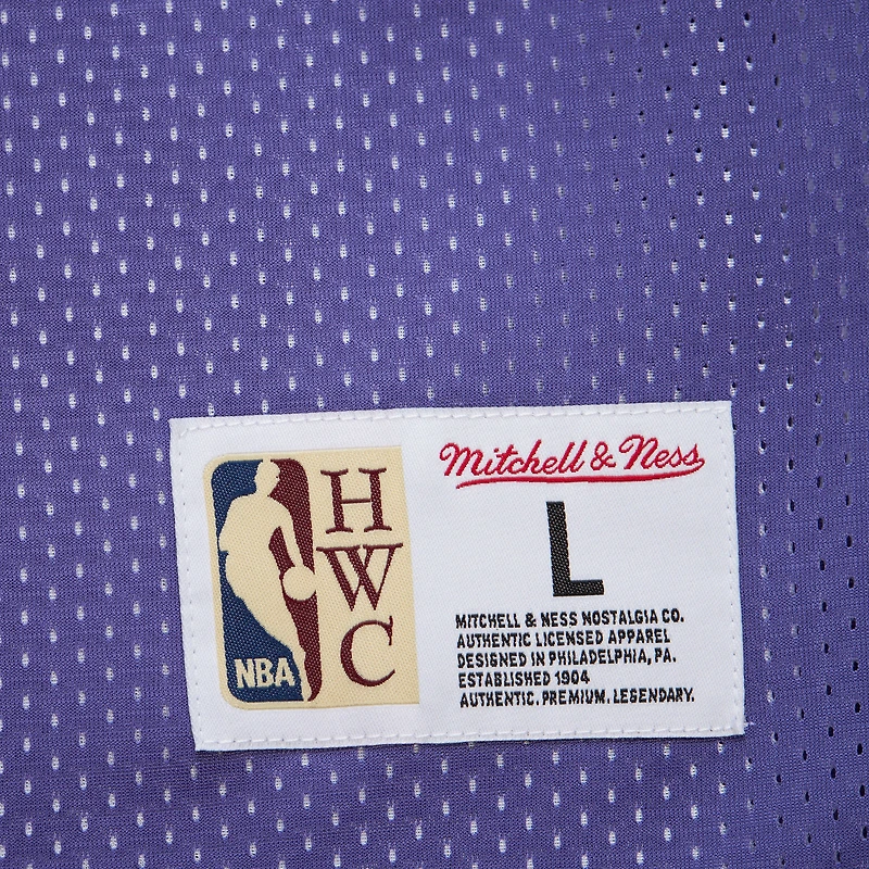 Men's Mitchell & Ness Purple/White Phoenix Suns Hardwood Classics Reversible Mesh Practice Jersey