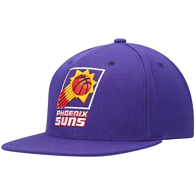 Men's Mitchell & Ness Purple Phoenix Suns Hardwood Classics Team Ground 2.0 Snapback Hat