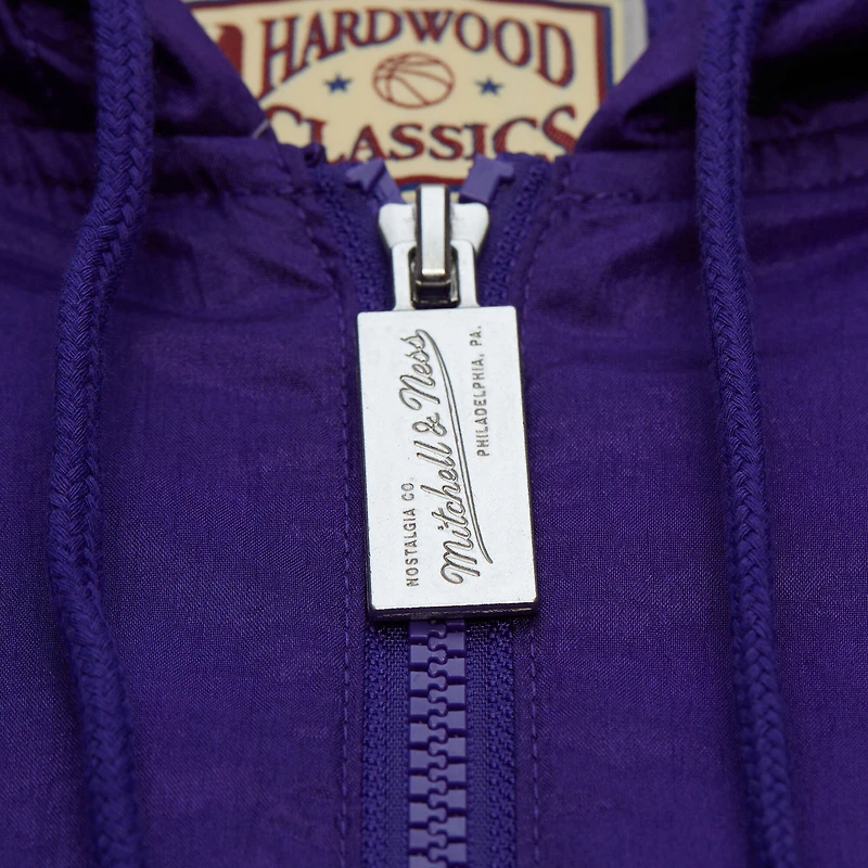 Veste coupe-vent entièrement zippée Mitchell & Ness Purple Phoenix Suns Playmaker pour homme
