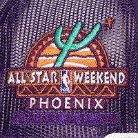 Men's Mitchell & Ness Purple Phoenix Suns Roper Meshback Trucker Snapback Hat
