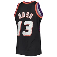 Maillot Swingman Diamond pour homme Mitchell & Ness Steve Nash noir Phoenix Suns 1996/97 Hardwood Classics NBA 75th Anniversary