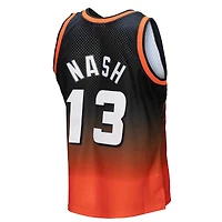 Men's Mitchell & Ness Steve Nash Orange/Black Phoenix Suns 1996/97 Hardwood Classics Fadeaway Swingman Player Jersey
