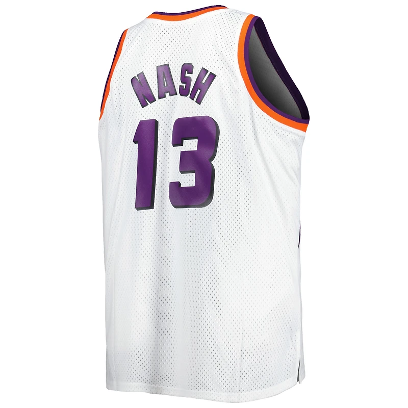 Men's Mitchell & Ness Steve Nash Black Phoenix Suns 1996/97 Big Tall Hardwood Classics Swingman Jersey