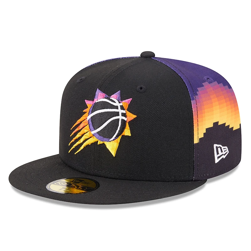 Men's New Era Black Phoenix Suns 2025/26 City Edition Alternate 59FIFTY Fitted Hat