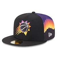Men's New Era Black Phoenix Suns 2025/26 City Edition Alternate 59FIFTY Fitted Hat