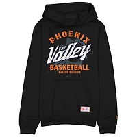 Sweat à capuche polaire New Era noir Phoenix Suns édition City 2025/26 pour homme