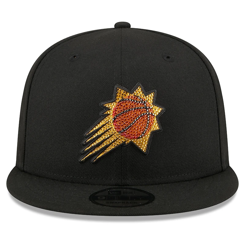 Men's New Era Black Phoenix Suns 2026 NBA Draft Crystal 9FIFTY Snapback Hat