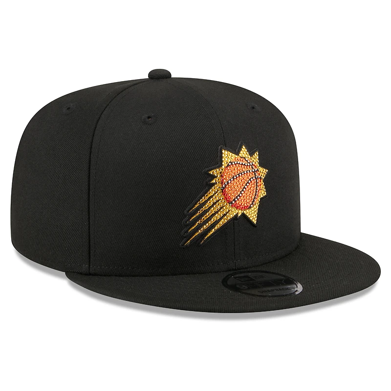 Men's New Era Black Phoenix Suns 2026 NBA Draft Crystal 9FIFTY Snapback Hat