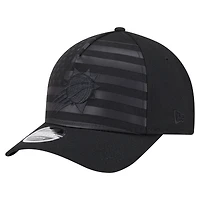 Men's New Era  Black Phoenix Suns Game Day Flag A-Frame 9FORTY Adjustable Hat