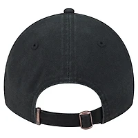 Casquette ajustable 9TWENTY noire New Era pour homme avec appliqué en tissu Phoenix Suns