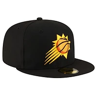 Casquette ajustée 59FIFTY de l'équipe Phoenix Suns New Era noire pour homme