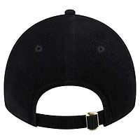 Men's New Era  Black Phoenix Suns Throwback Corded 9TWENTY Adjustable Hat