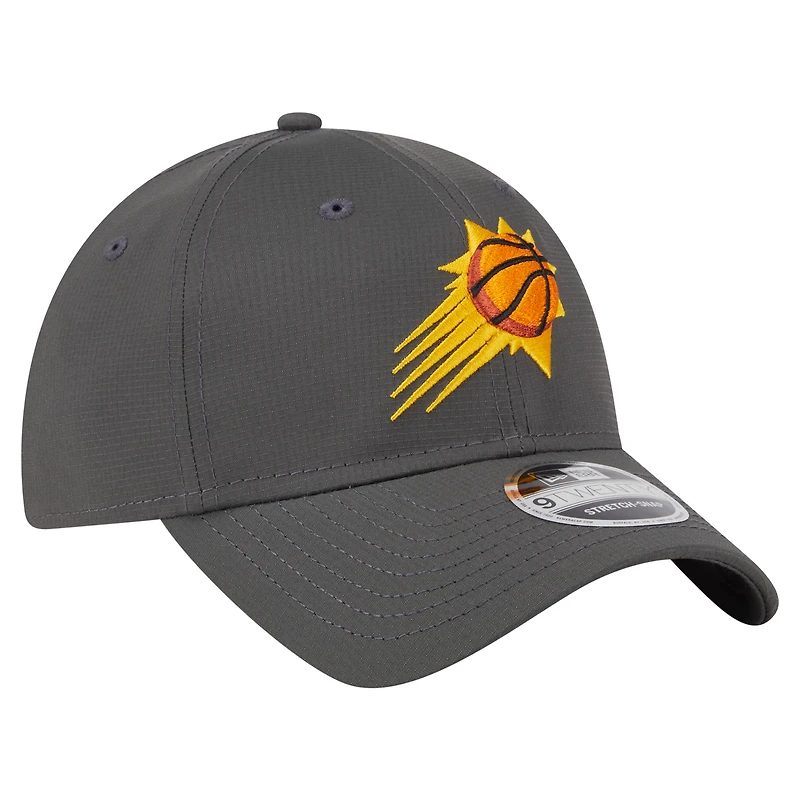 Men's New Era Charcoal Phoenix Suns Active Ripstop 9TWENTY Adjustable Hat
