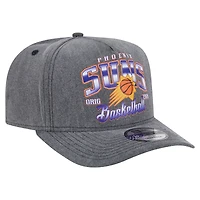 Casquette snapback pré-courbée 9FIFTY des Phoenix Suns de New Era pour homme, couleur anthracite