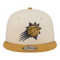 Men's New Era  Cream/Tan Phoenix Suns Two-Tone Color Pack 9FIFTY Snapback Hat