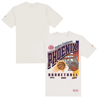 Men's New Era  Cream Phoenix Suns Oversized City Edition Remix Vintage T-Shirt