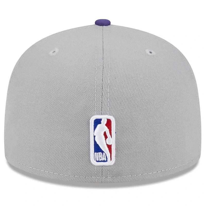 Men's New Era  Gray/Purple Phoenix Suns 2023 NBA Draft Two-Tone 59FIFTY Fitted Hat