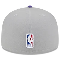 Men's New Era  Gray/Purple Phoenix Suns 2023 NBA Draft Two-Tone 59FIFTY Fitted Hat
