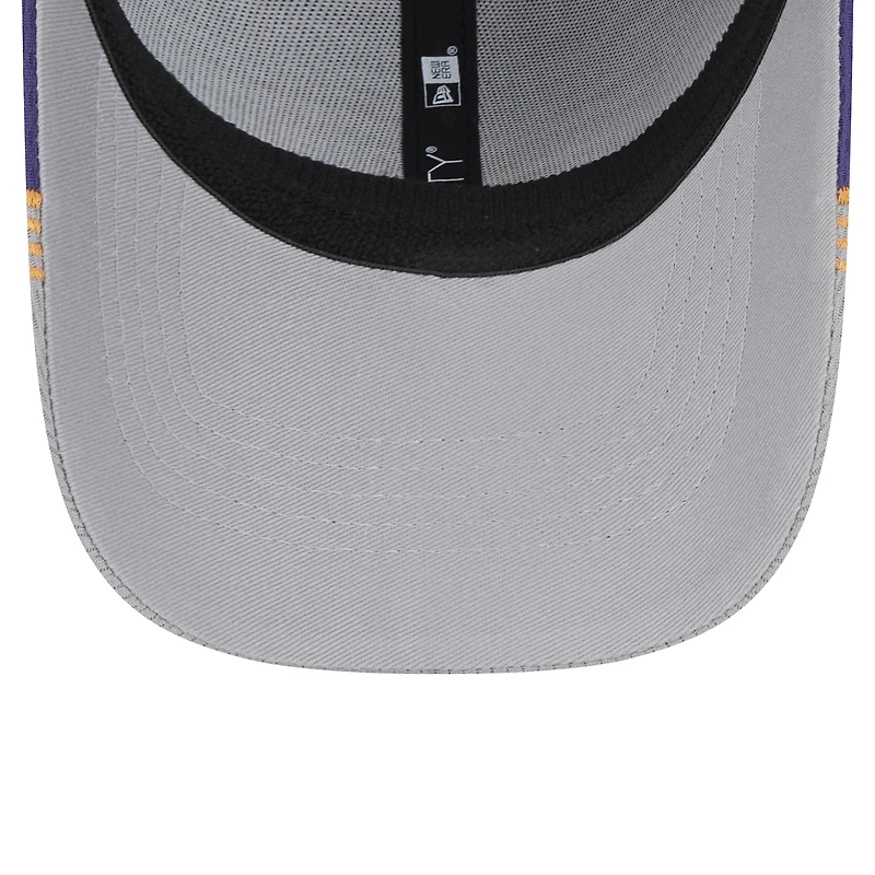 Men's New Era Gray/Purple Phoenix Suns Active Trim 39THIRTY Flex Hat