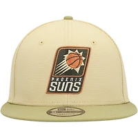 Men's New Era Khaki/Tan Phoenix Suns Green Collection Repreve 9FIFTY Snapback Hat