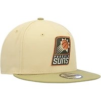 Men's New Era Khaki/Tan Phoenix Suns Green Collection Repreve 9FIFTY Snapback Hat