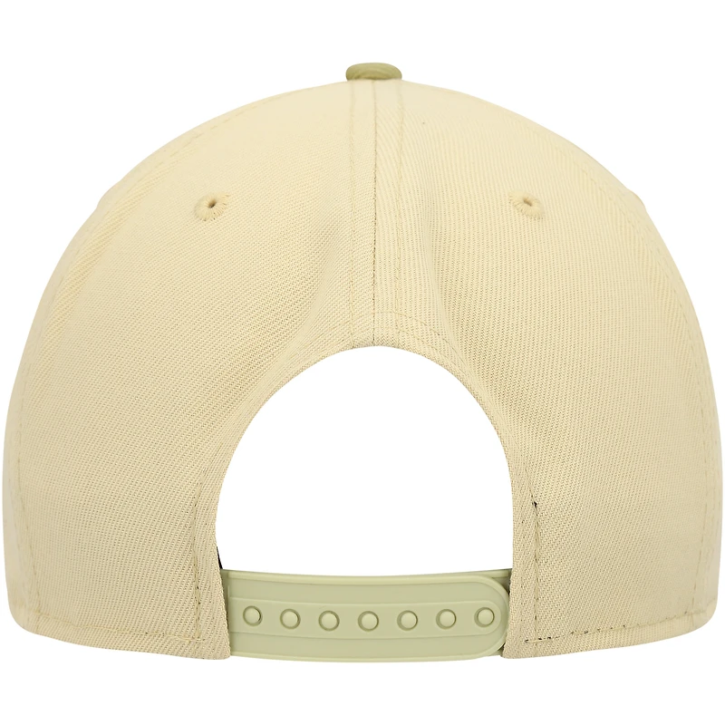 Casquette Repreve 9FIFTY Snapback de la collection verte des Phoenix Suns New Era pour hommes, kaki/beige