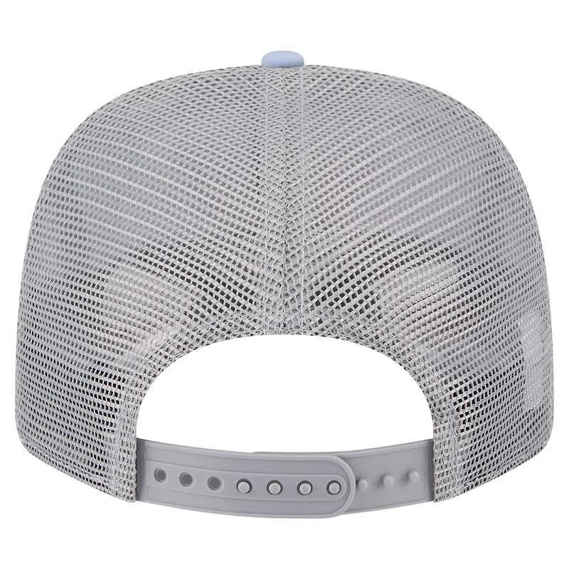 Casquette extensible à boutons-pression New Era bleu clair/gris Phoenix Suns Adventure Aloha Pattern 9SEVENTY pour homme