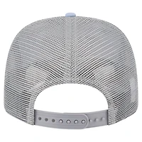 Casquette extensible à boutons-pression New Era bleu clair/gris Phoenix Suns Adventure Aloha Pattern 9SEVENTY pour homme