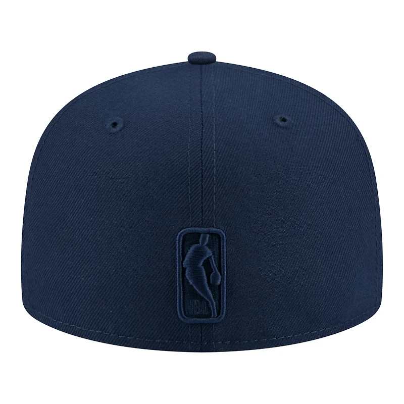 Men's New Era Navy Phoenix Suns Tonal Color Pack 59FIFTY Fitted Hat
