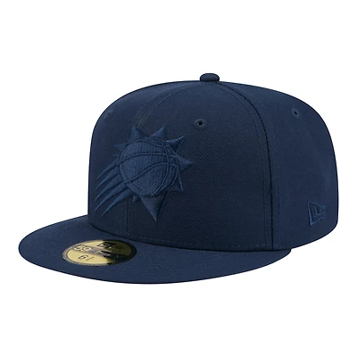 Men's New Era Navy Phoenix Suns Tonal Color Pack 59FIFTY Fitted Hat