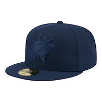Men's New Era Navy Phoenix Suns Tonal Color Pack 59FIFTY Fitted Hat