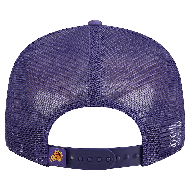 Men's New Era  Orange/Purple Phoenix Suns Outdoor Split Panel 9FIFTY Snapback Hat