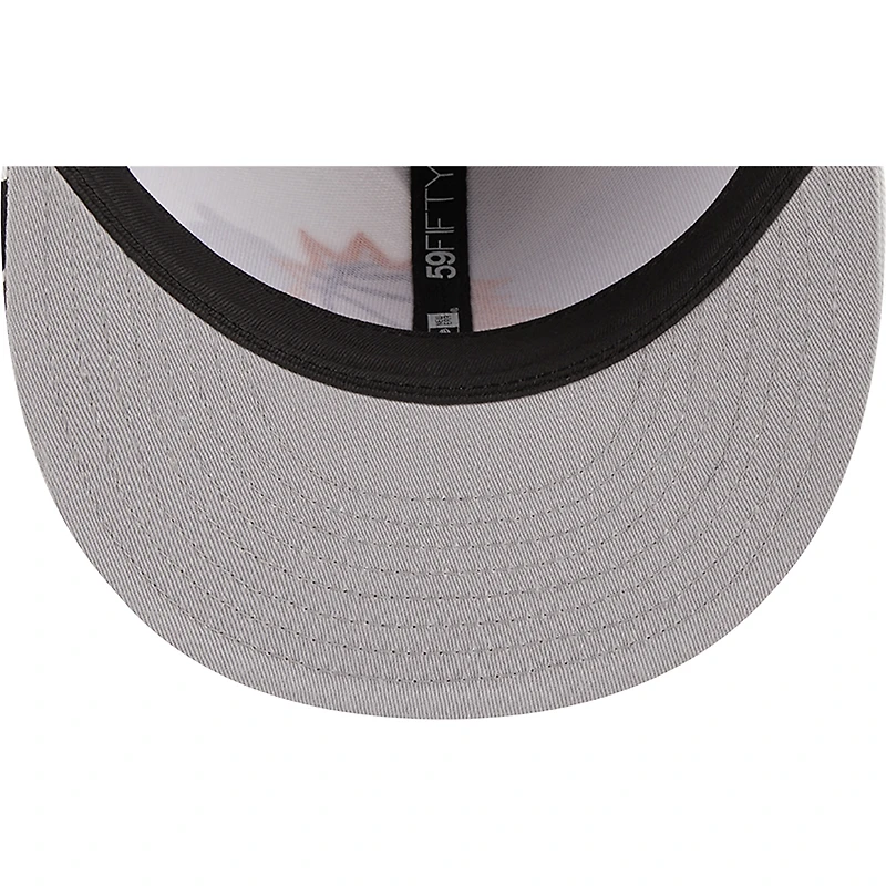 Men's New Era Phoenix Suns Snow Camo 59FIFTY Fitted Hat