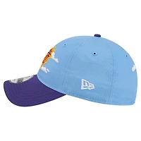 Men's New Era Powder Blue Phoenix Suns Clouds 9TWENTY Adjustable Hat