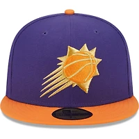 Casquette ajustée 59FIFTY Phoenix Suns Gameday Gold Pop Stars New Era violet/orange pour homme